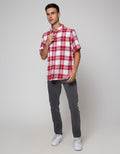 Nevada Short Sleeve Shirt Checked Kmsa005