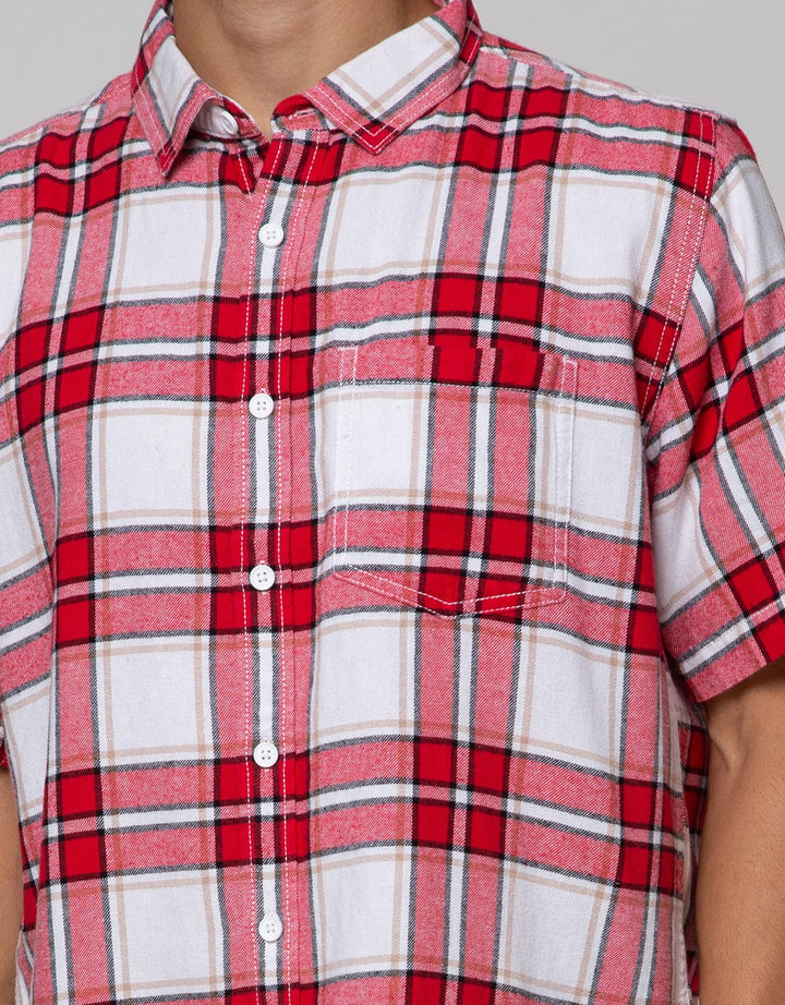 Nevada Short Sleeve Shirt Checked Kmsa005