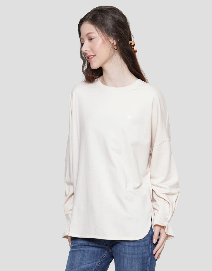 Cardinal Girl Draw Sleeve Sweater Wanita