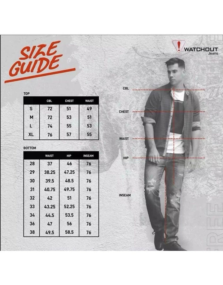 Watchout Kemeja Polos Pria