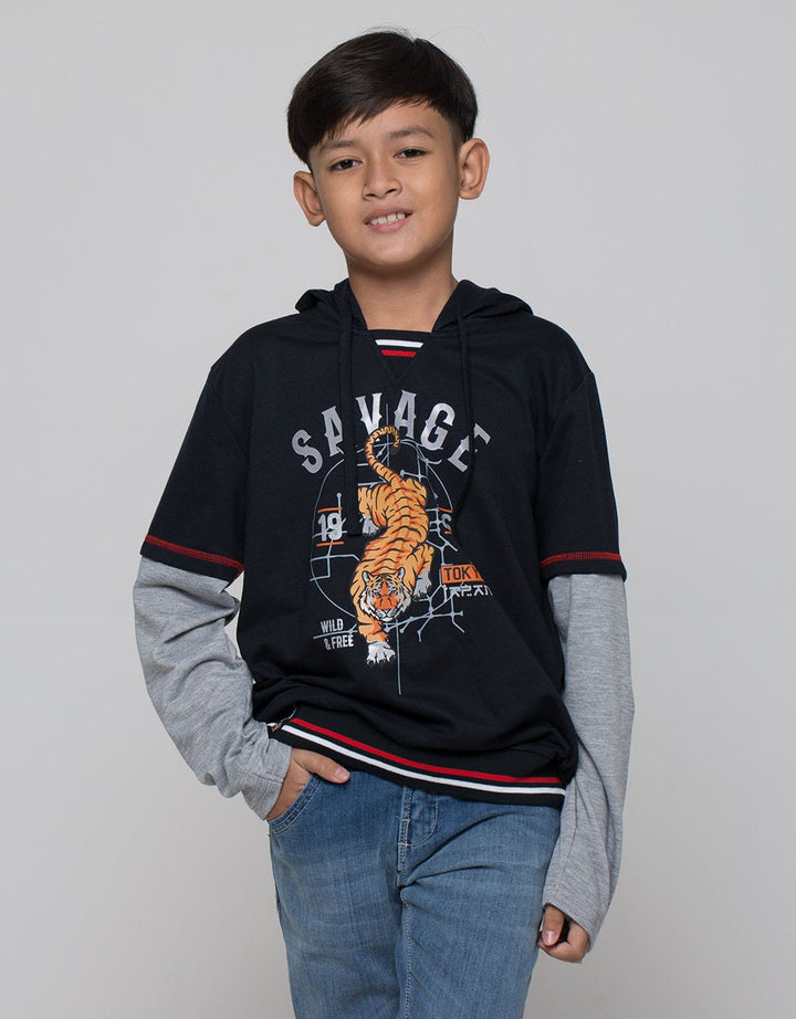 Cardinal Junior Print Sweater Anak Laki-Laki