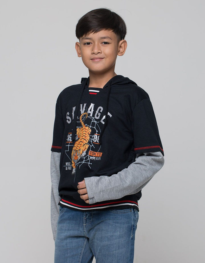 Cardinal Junior Print Sweater Anak Laki-Laki