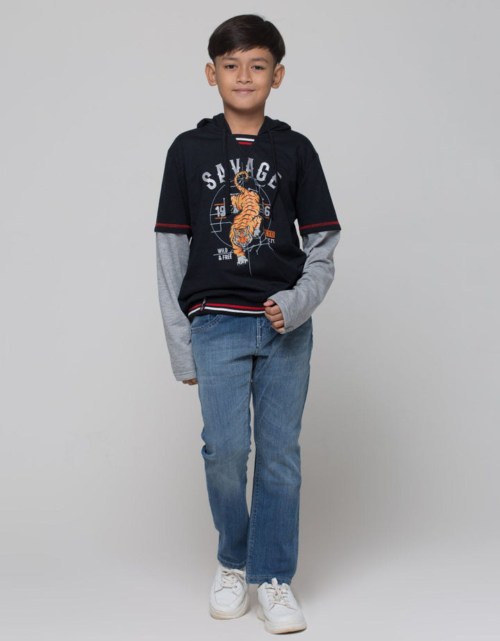 Cardinal Junior Print Sweater Anak Laki-Laki