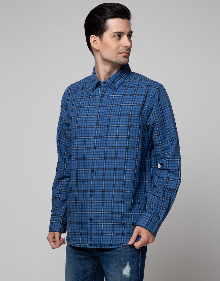 Cole Long Sleeve Shirt Woven 3 Colors Check