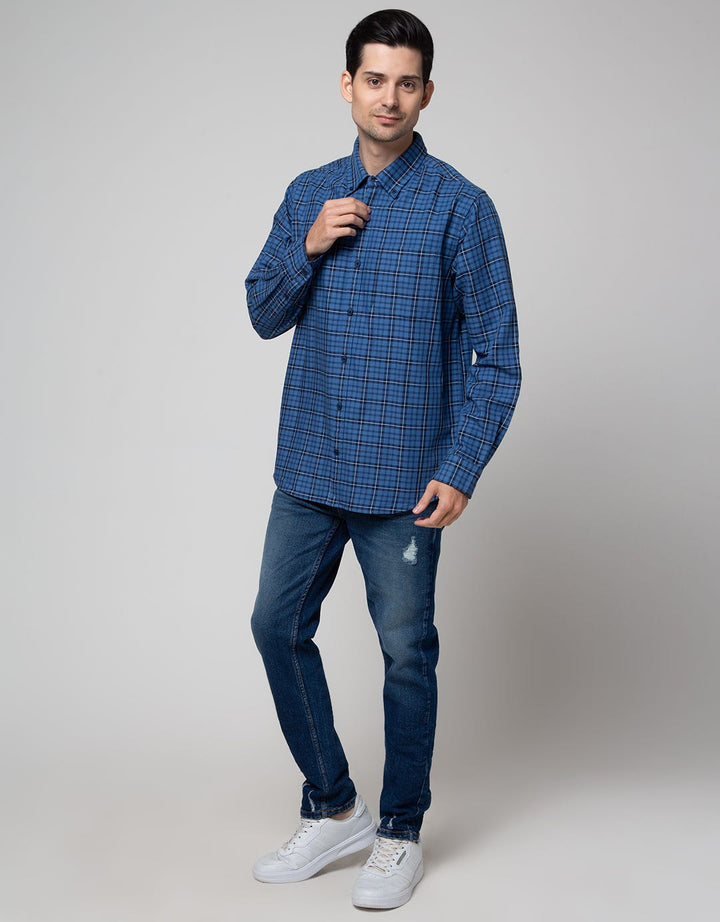 Cole Long Sleeve Shirt Woven 3 Colors Check