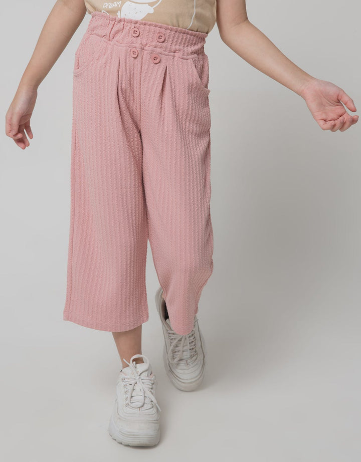 Little M Long Pants Kulot Paperbag Kancing