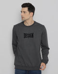 d&f Gray Crewneck Sweatshirt "Design Df"