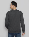 d&f Gray Crewneck Sweatshirt "Design Df"
