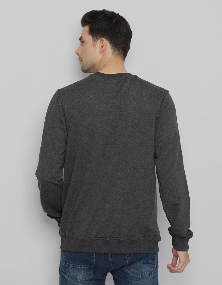 d&f Gray Crewneck Sweatshirt "Design Df"