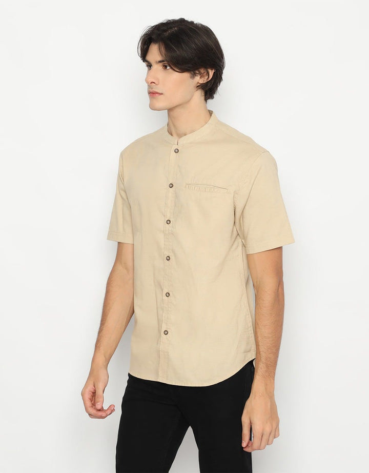 d&f Kemeja Koko Slub Casual