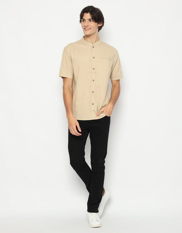 d&f Kemeja Koko Slub Casual