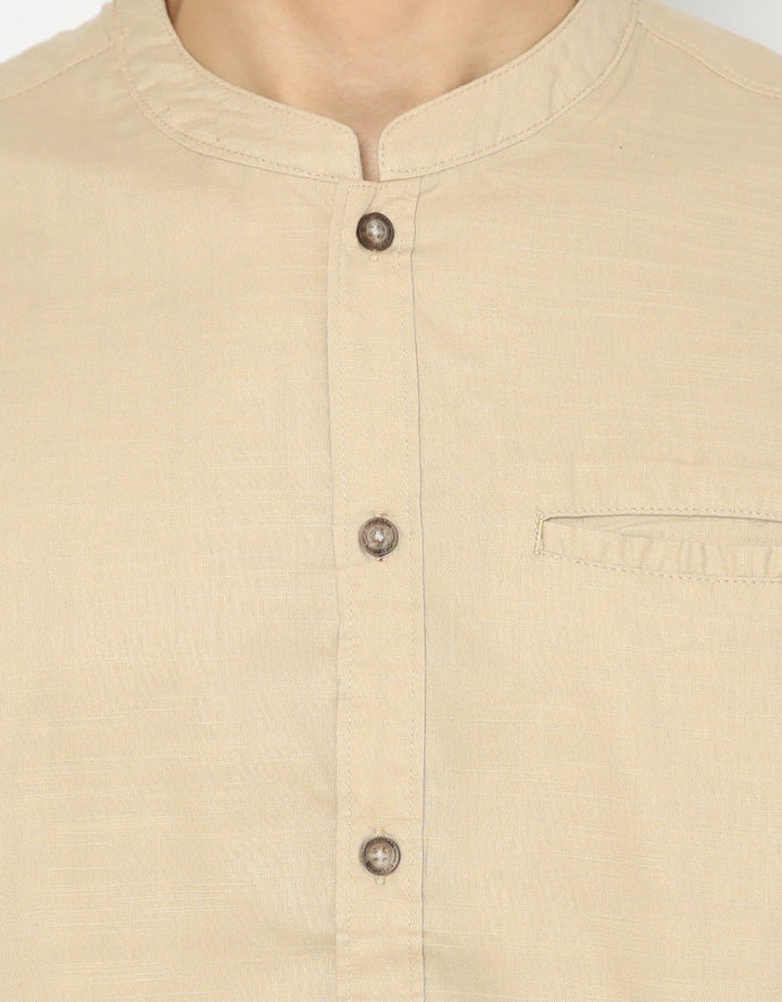 d&f Kemeja Koko Slub Casual