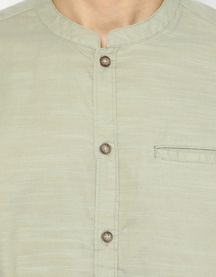 d&f Kemeja Koko Slub Comfort