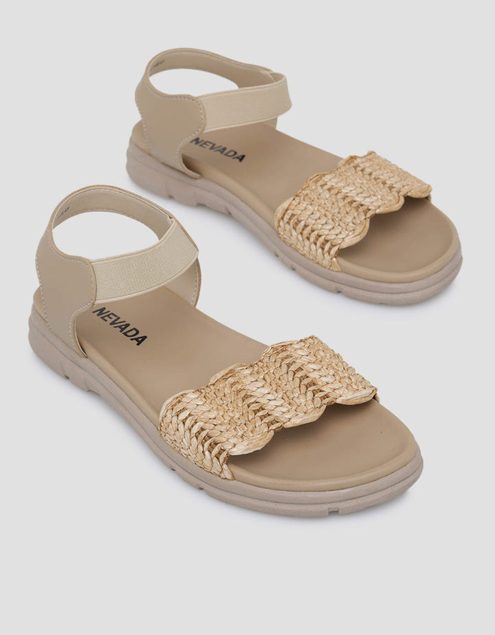 Nevada Ankle Strap Wave Sandals Girls