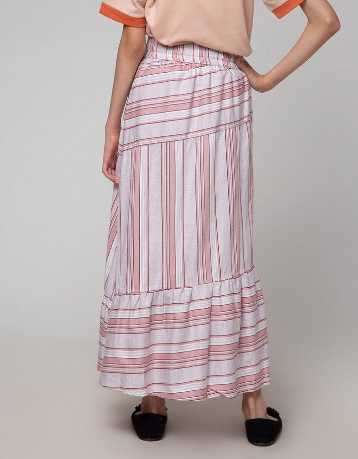 Nevada Asimetris Frill Rok Anak Perempuan