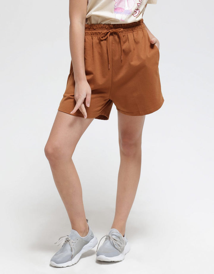 Nevada Solid Terry Basic Women's Shorts