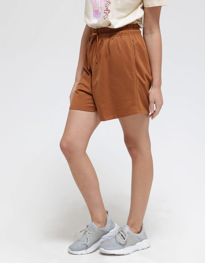 Nevada Solid Terry Basic Women's Shorts