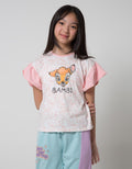 Disney Short Sleeve T-Shirt Full Print Muka Bambi