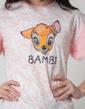 Disney Short Sleeve T-Shirt Full Print Muka Bambi