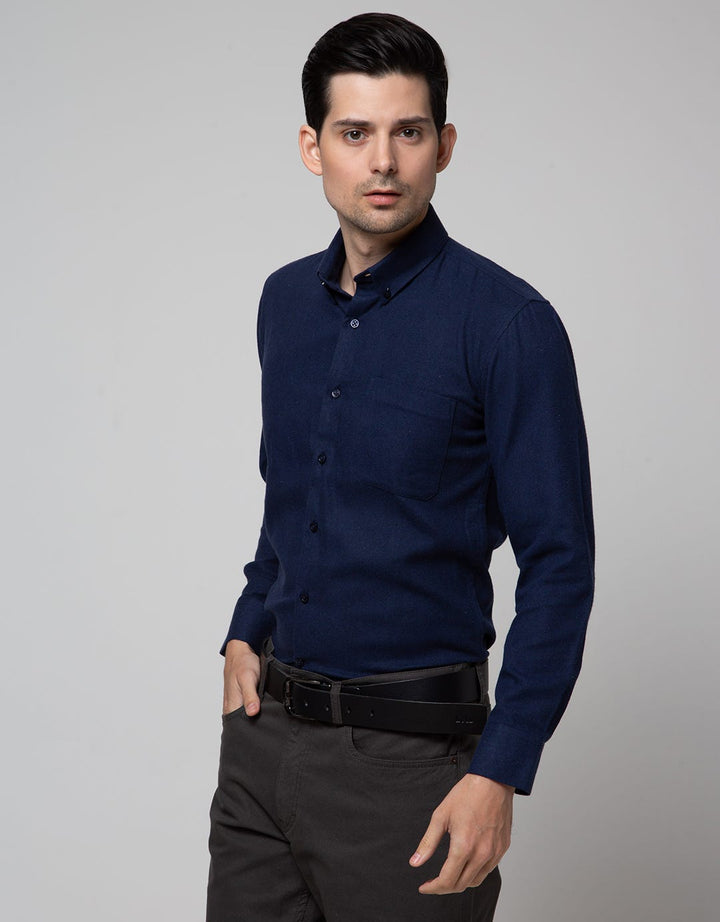 Stanley Adams Long Sleeve Shirt Slim Texture Flanel