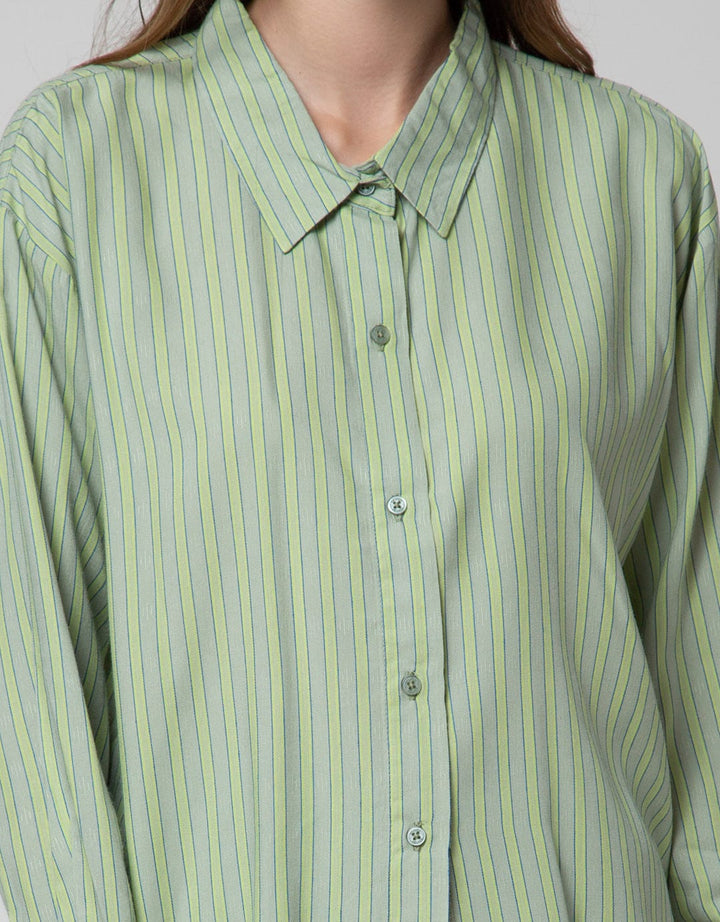 Nevada Long Sleeve Shirt Boxy Rayon