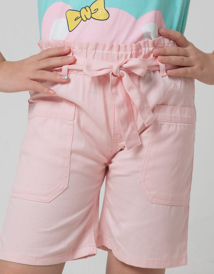 Little M Belt Kantong Celana Pendek Anak Perempuan