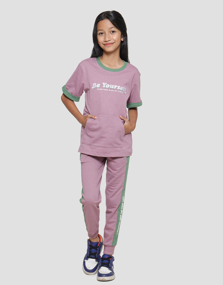 Nevada Basic Baby Terry Be Yourself Kaos Anak Perempuan