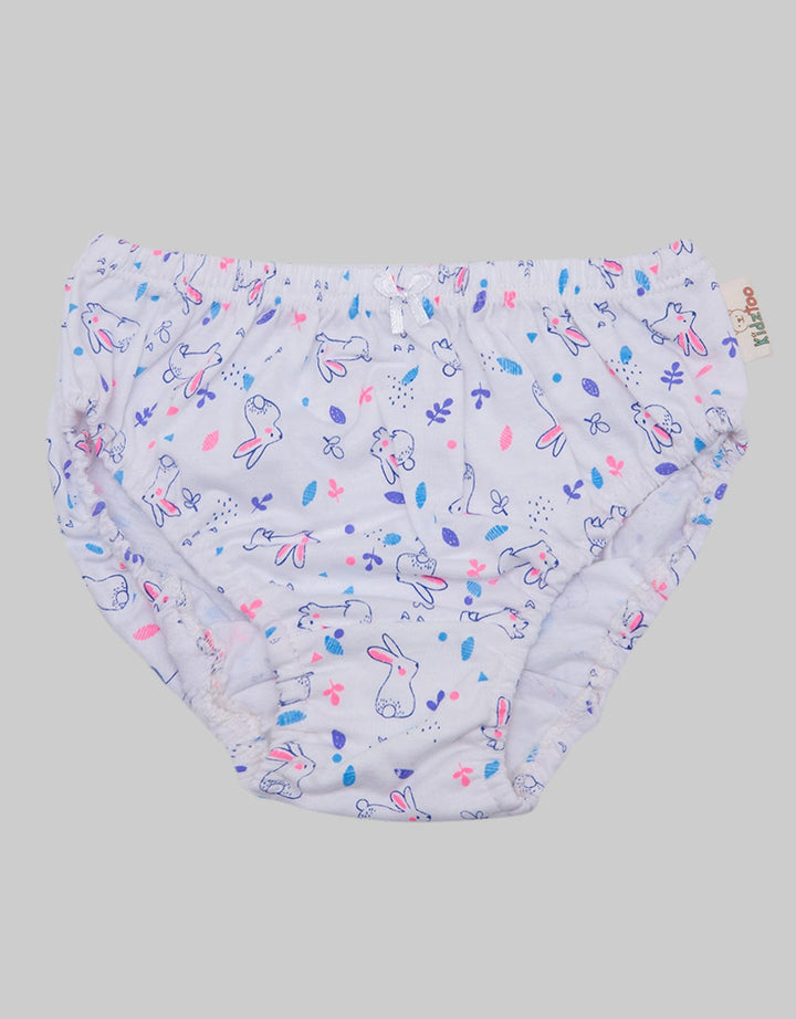 Kidz Too Multipack Pack Of 3 Underwear Girls Bunny