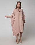 St. Yves Emboss Tassel Dress Kaftan Wanita