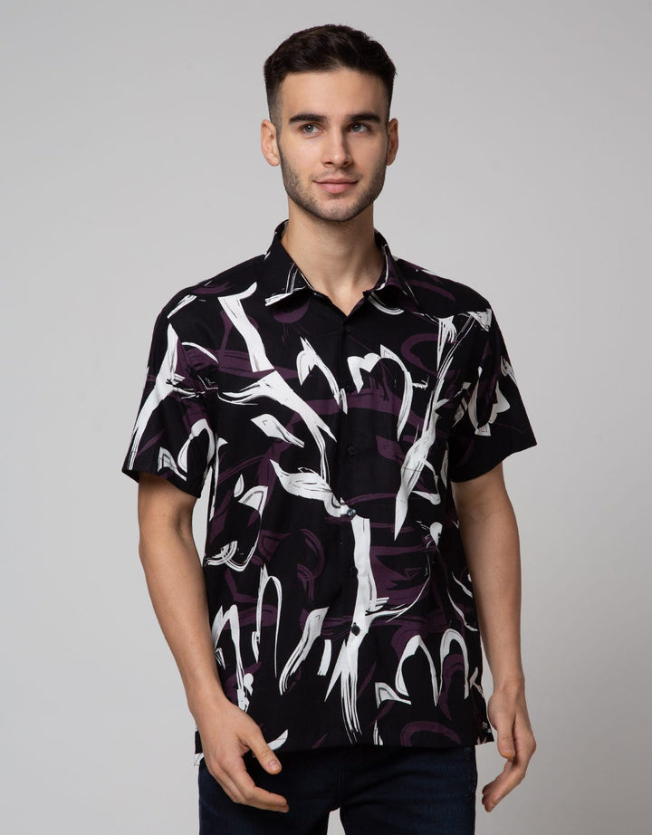 Crocodile Kemeja Casual Lengan Pendek Pria