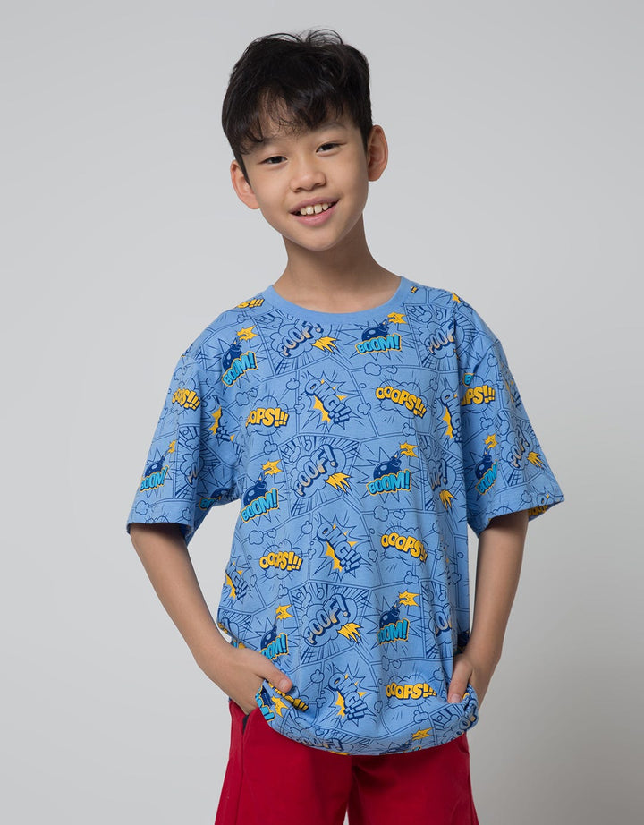 Aero Short Sleeve T-Shirt Print Anime Bbom