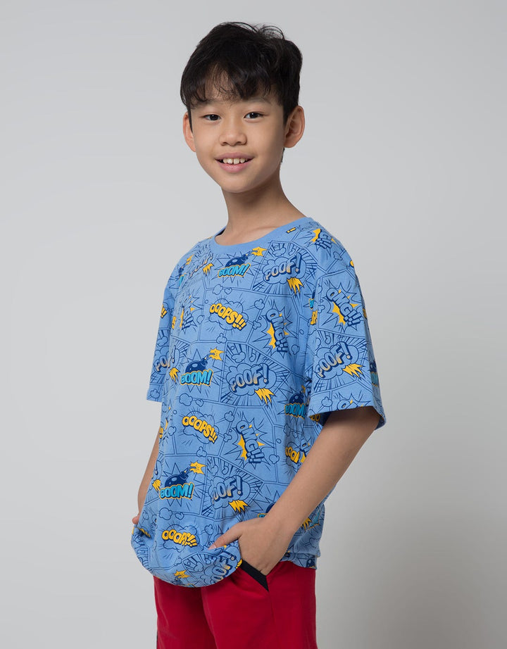 Aero Short Sleeve T-Shirt Print Anime Bbom