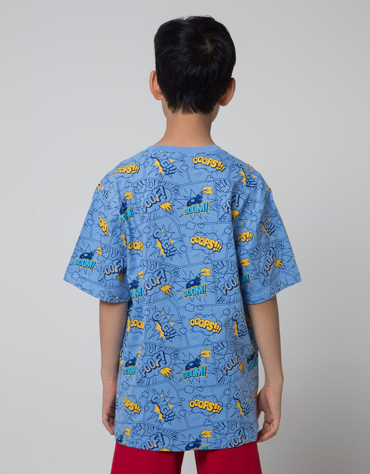 Aero Short Sleeve T-Shirt Print Anime Bbom