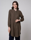 Geela Krisa Long Classic Kemeja Wanita