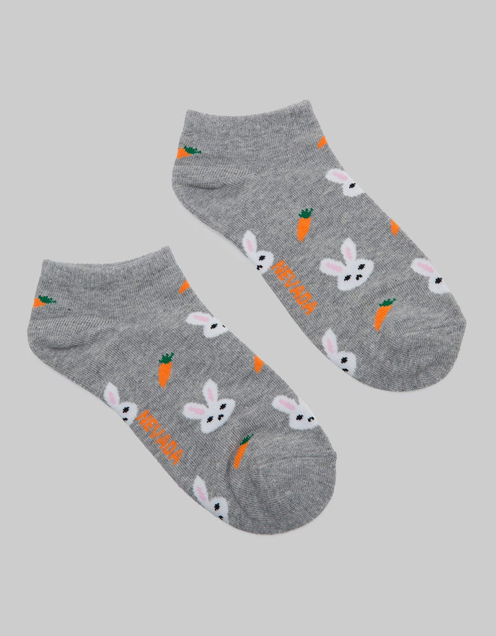 Nevada Rabbit Print Kaos Kaki Anak