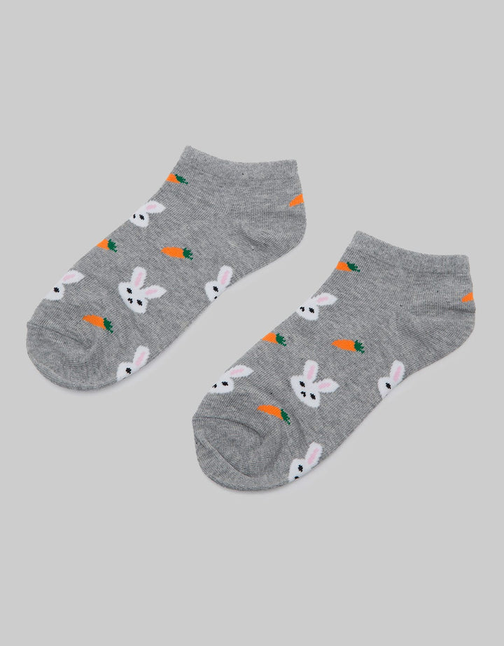 Nevada Rabbit Print Kaos Kaki Anak