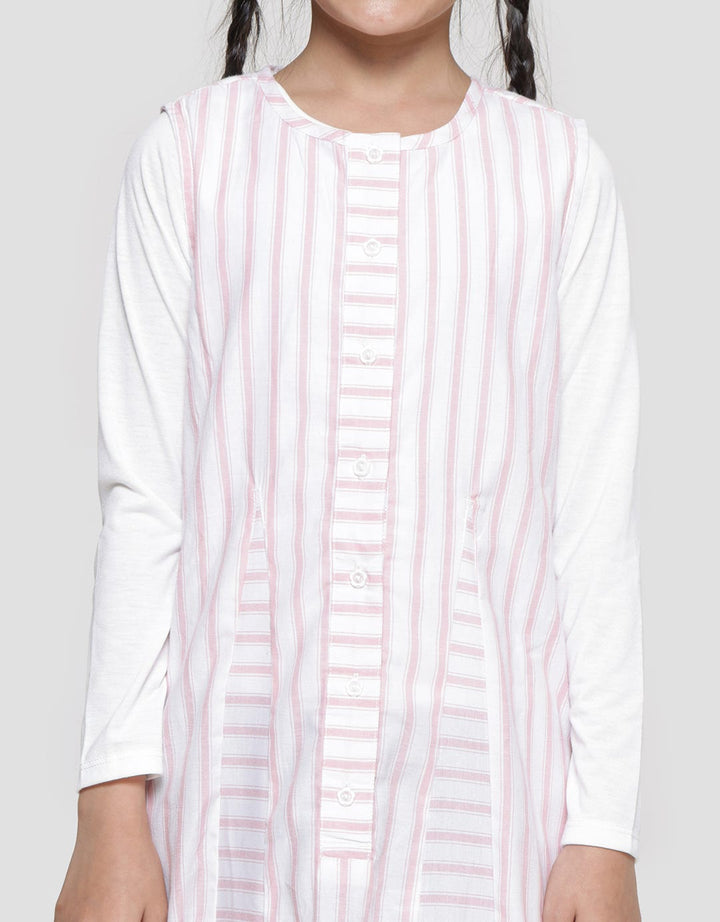 Cardinal Kids Girl Stripe Gamis Anak Gadis