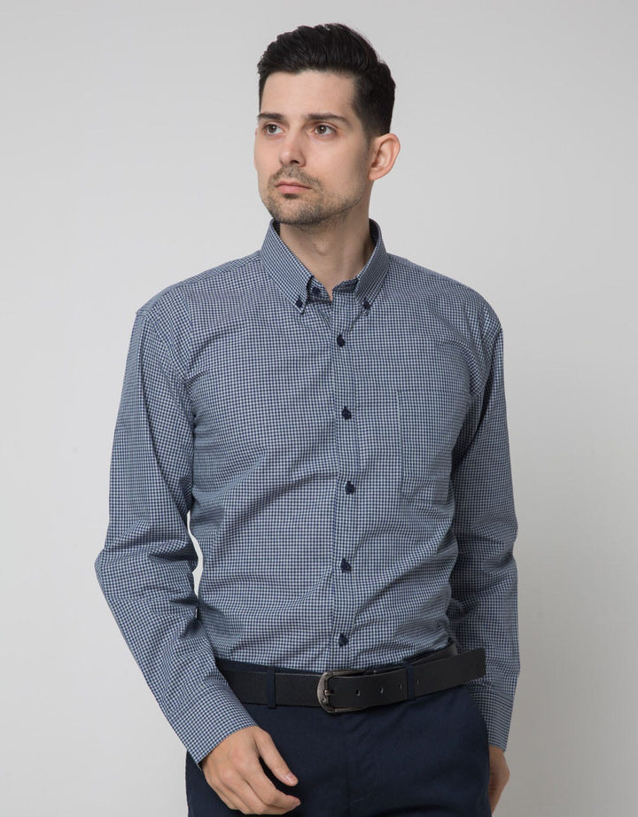 Stanley Adams Long Sleeve Shirt Regular Small Check