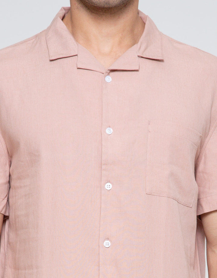 Andrew Smith Plain Kemeja Lengan Pendek Pria