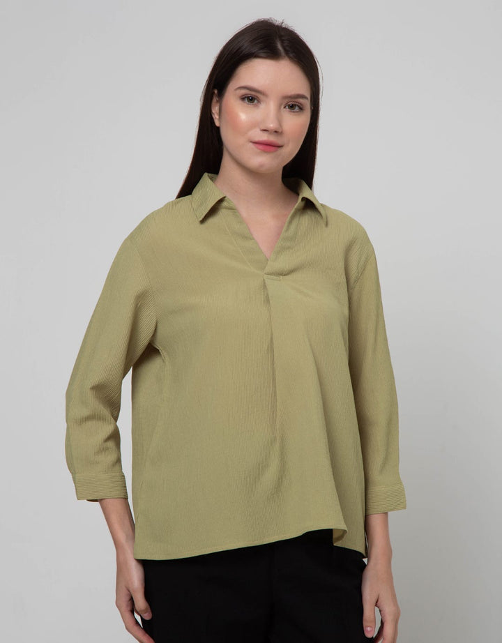 Connexion Blouse 7/8 Skipper Collar