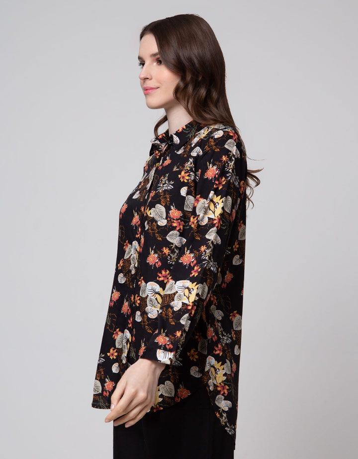 Geela Ranti Flower Kemeja Wanita