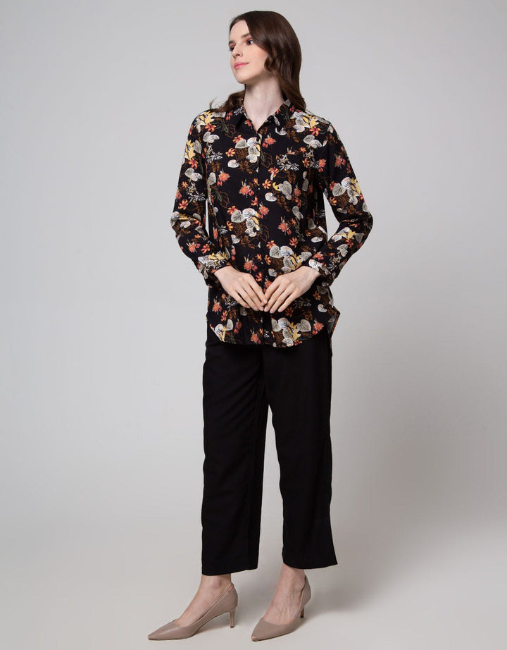 Geela Ranti Flower Kemeja Wanita