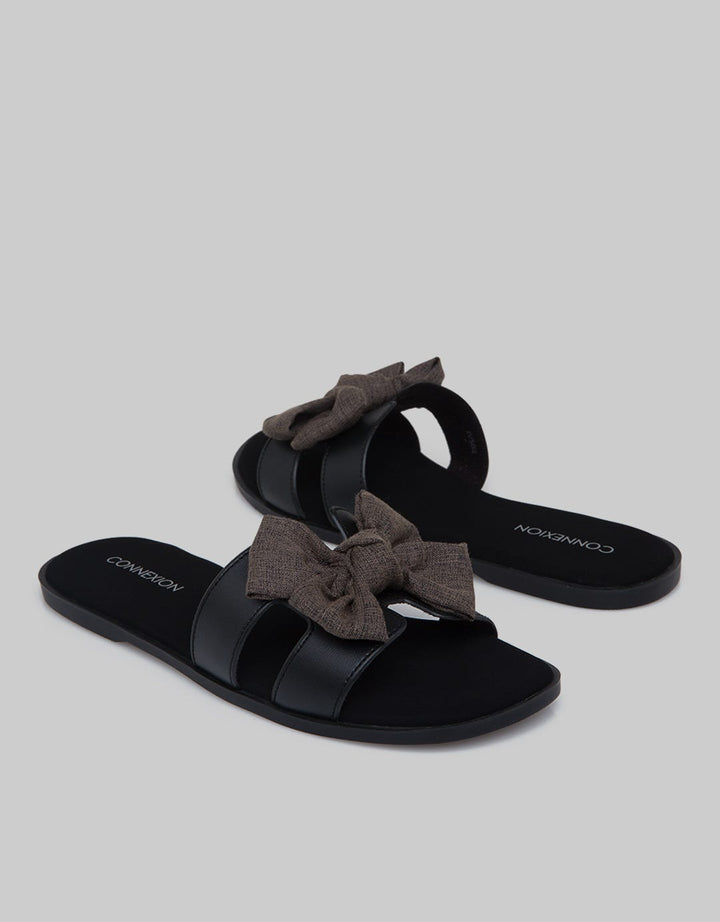Connexion Ribbon Ban Slipper Sandal Women