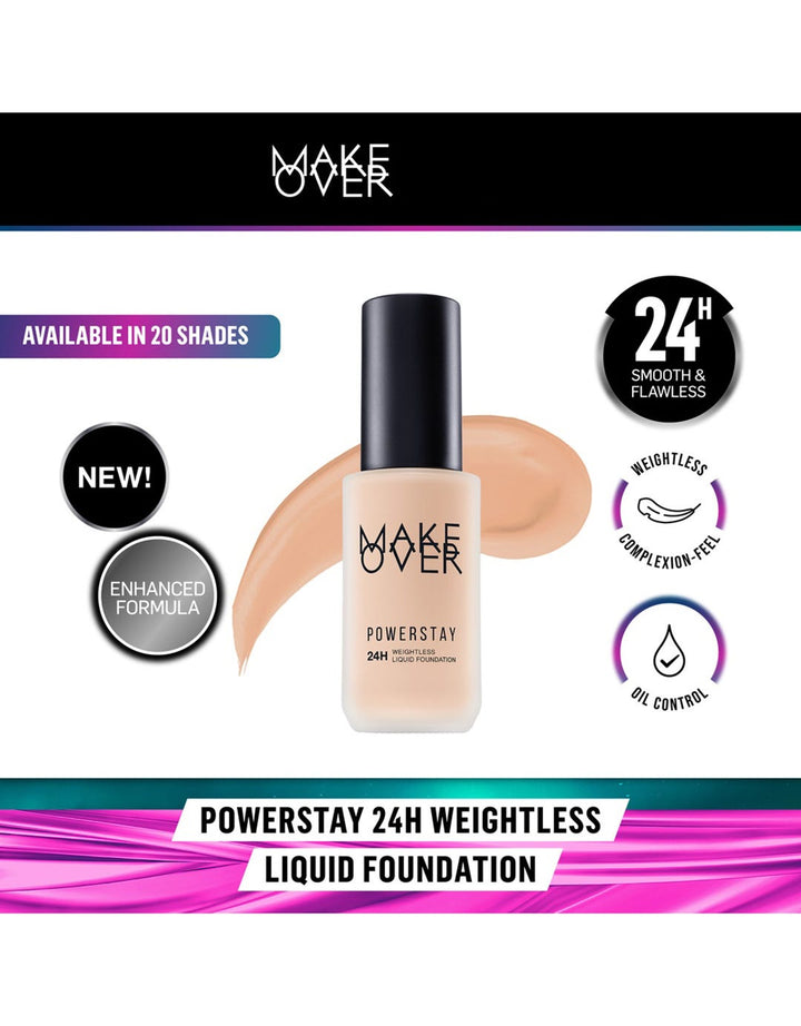 MAKE OVER Powerstay 24H Weightless Liquid Foundation 40 ml
