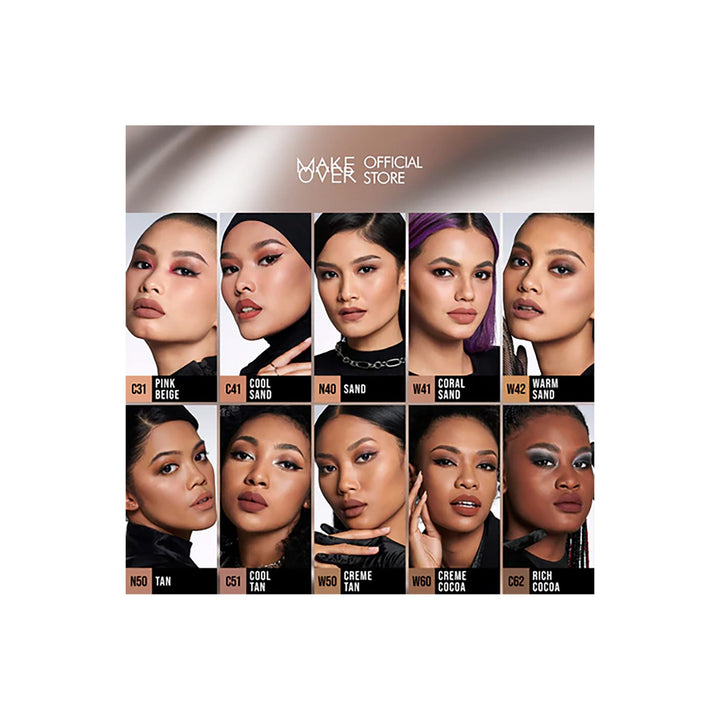 MAKE OVER Powerstay 24H Weightless Liquid Foundation 40 ml