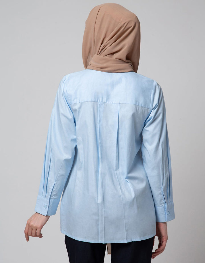 Annisa Pleats On Side Kemeja Wanita