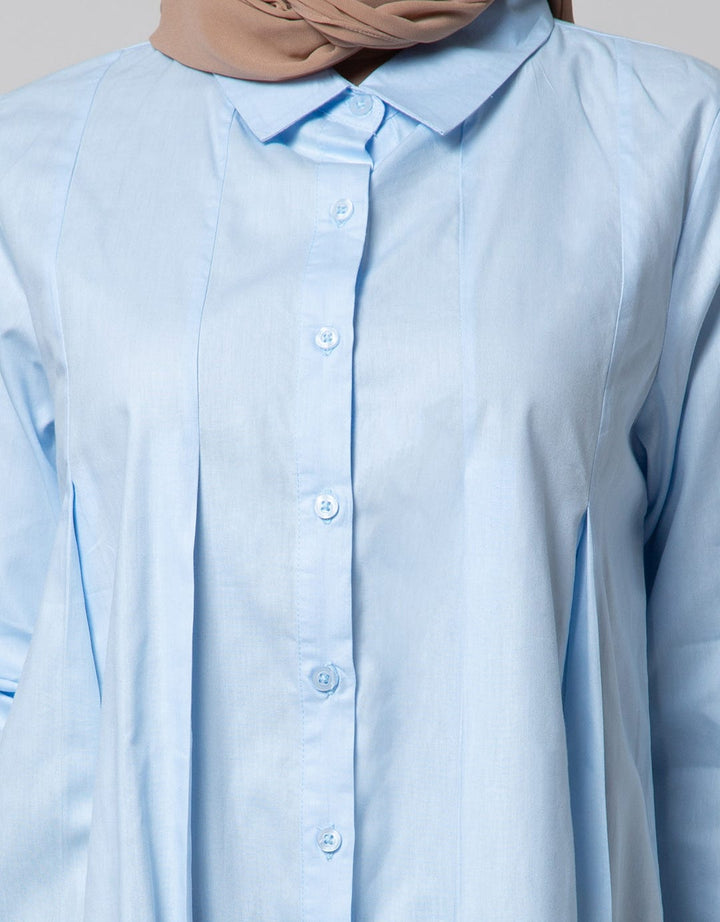 Annisa Pleats On Side Kemeja Wanita