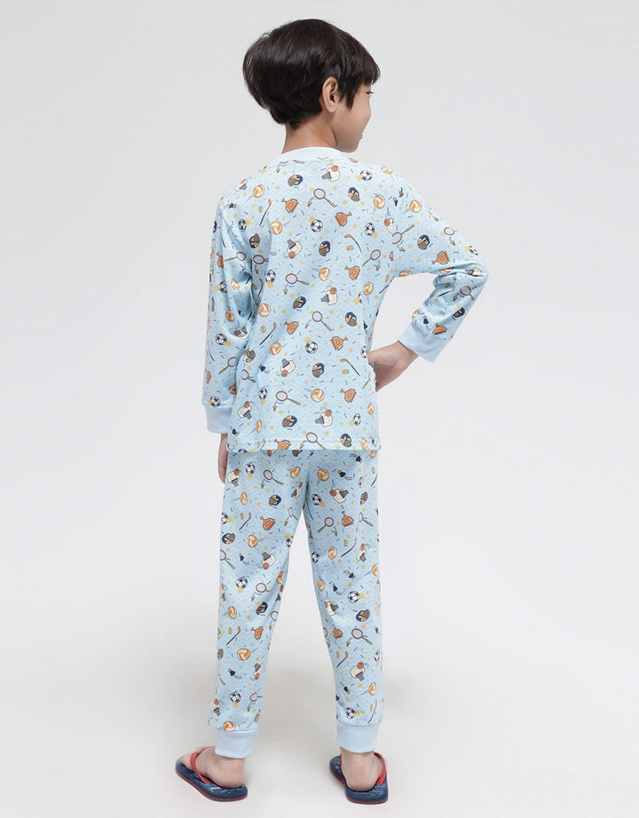 Kidz Too Set Long Sleeve Long Pants Sport Champion Pyjama