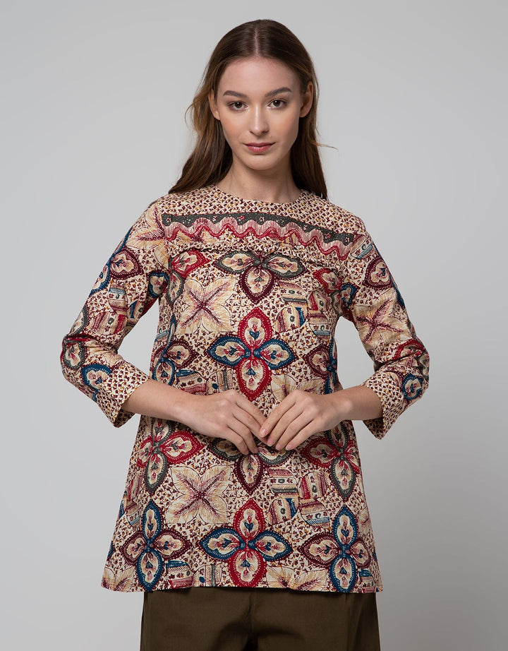 Arjunaweda Blouse Batik Semanggi Warna
