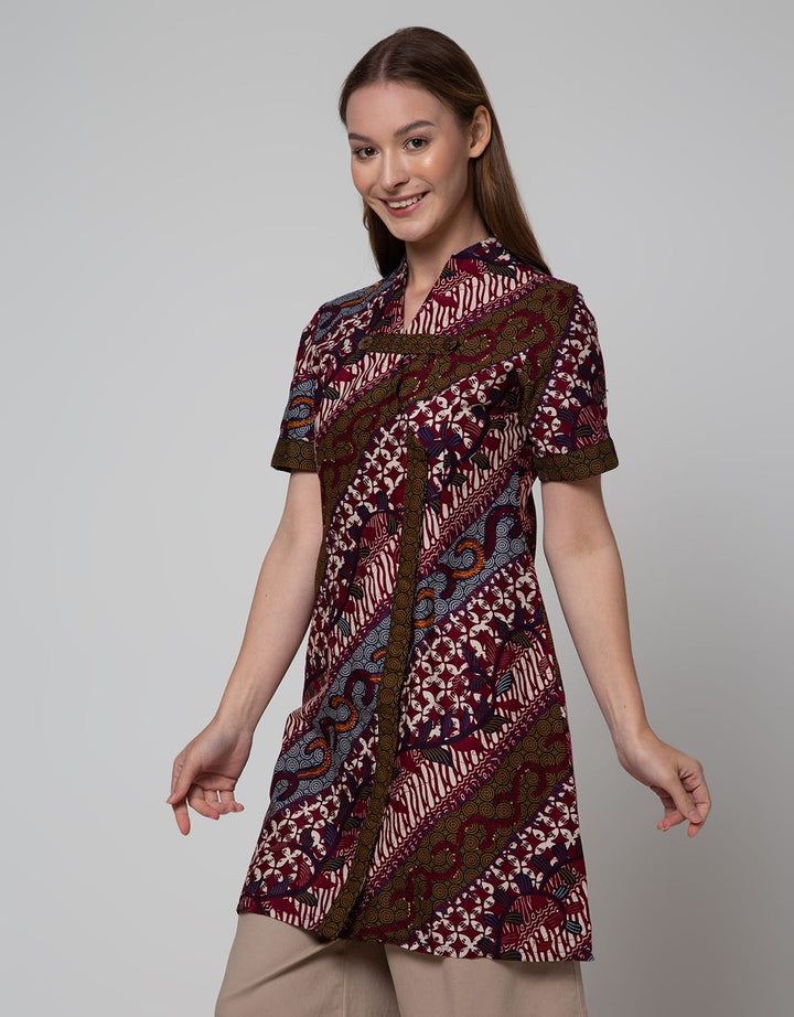 Arjunaweda Tunik Batik Parang Kawung